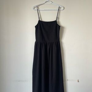 H&M Black Midi Dress